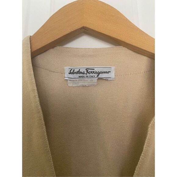Salvatore Ferragamo Vintage Cotton Cardigan - Picture 3 of 5